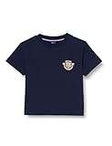 hoher Baumwollanteil GANT Mädchen D1. Banner Shield SS T-Shirt, Evening Blue, Standard