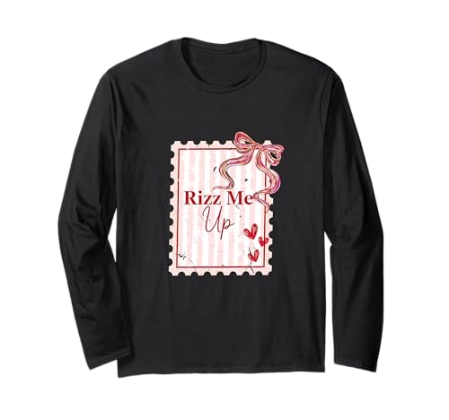 Rizz Me Up - Timbro con Nastro per San Valentino Maglia a Manica