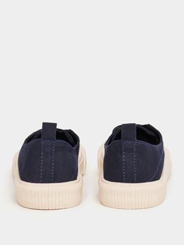 Image of Styli Men Canvas Lace-Up Casual Shoes | Round Toe Sneakers | Cushioned Footbed| Comfortable Everyday Wear Footwear for Casual, Travel & Outdoor Use