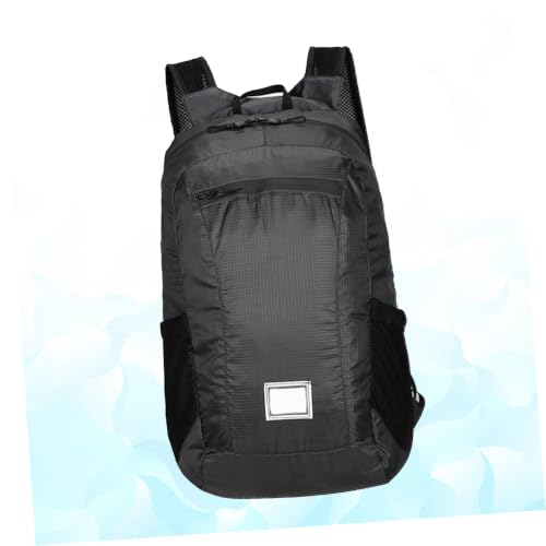 Mochila plegable ligera para senderismo y camping negra miniatura 7