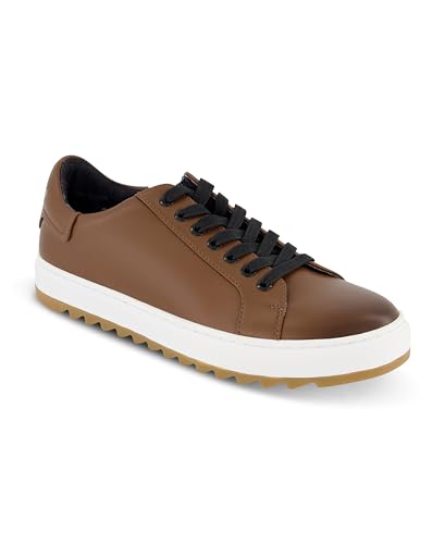 Image of Karl Lagerfeld Mens Leather Two Tone Sole Sneaker