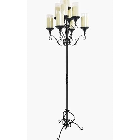 BSTGIFTS Metal 9 Arm Candelabra Cover
