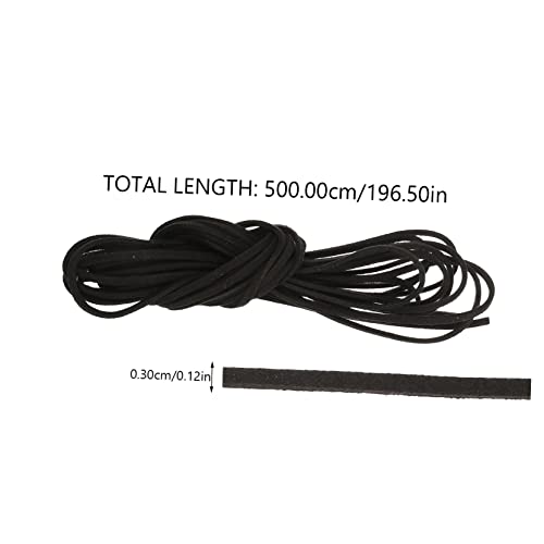 Cuerda de suede retro resistente y suave para collares artesanales duraderos 4