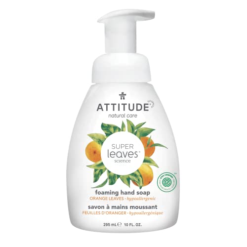 ATTITUDE Foaming Hand Soap, Plant and Mineral-Based Ingredients, Vegan and ...