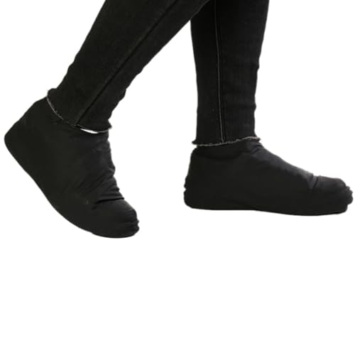 Cubiertas impermeables para calzado iplusmile, 2 pares, de látex, para zapatillas y tacones altos miniatura 2