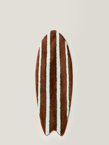 Tapete decorativo forma tabla de surf 125x45 cm miniatura 1