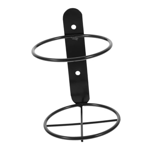 Hoement Soporte de Pared para Botellas de Vino Negro Estante Metálico Exhibidor Individual para Botellas de Organizador para Hogar Bares y Restaurantes