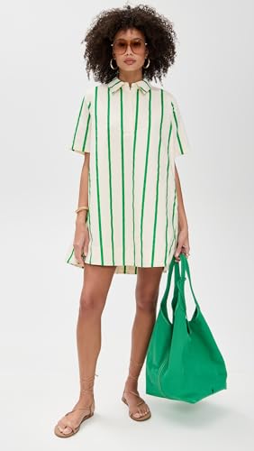 English Factory Women's Striped Kaftan Mini Dress2