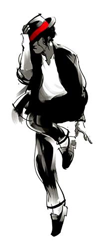 Buy Impression Wall Decor Vinyl Michael Jackson Dance Step Wall Sticker 11 02 X 29 92 X 0 39 Inches Multicolour Online At Low Prices In India Amazon In