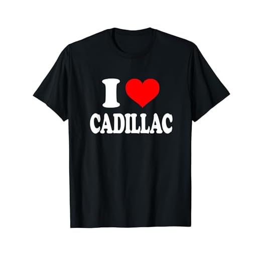 キャデラック - I Heart Cadillac - I Love Cadillac Tシャツ