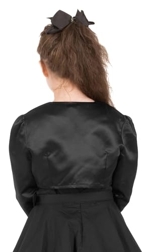 BlackButterfly Kids Satin Long Sleeve Bolero Childrens Girls Shrug2