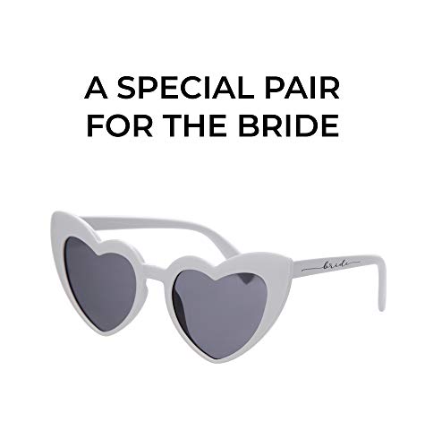 Pop Fizz Designs Retro Heart Shaped Sunglasses for Bachelorette Party Women3