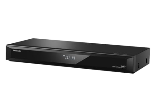 Panasonic DMR-BCT760AG Blu-Ray Player und Recorder mit Twin HD DVB-C Tuner, 500 GB Festplatte, 4K Upscaling, Ultra HD, Simultanaufnahme, Smart Ready, Schwarz