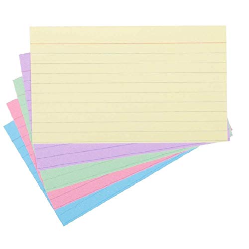 1InTheOffice-Index-Cards-3-x-5-Ruled-Colored-Assorted-200Pack