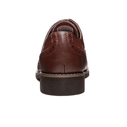 Bruno Marc Women'S Classic Oxfords Lace Up Business Formal Wingtip Brogue Dress Shoes,Size 8,Brown,Sbox2302W thumb #4