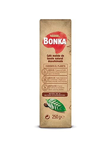 Bonka Café Molido Descafeinado 250 g - 8 paquetes - Imagen 5