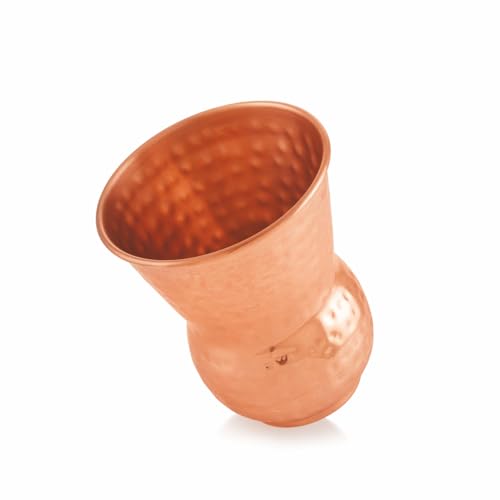 Image of Pure Copper Glasses Ganga Water Pure Tamba Glass for Drinking & Serving Water Tumbler-350 ML
