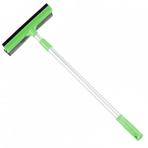Escobilla de goma telescópica de aluminio con mango ajustable para cristales 2