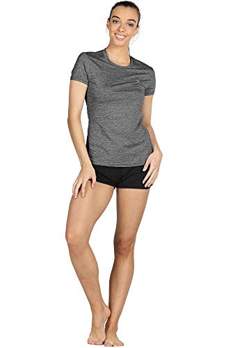 Image of icyzone Workout Running Tshirts for Women - Fitness Athletic Yoga Tops Exercise Gym Shirts (Pack of 3)