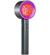 Upgrade 24LEDs Blue & Red Infrared Light Therapy Device,4 Wavelengths Rechargeable,Handheld(450:6...