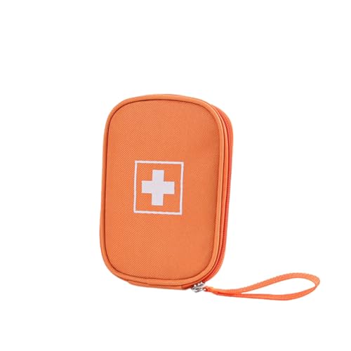 Image of First Aid Bag - Travel Medicine Bag Organizer - Empty Medical Supplies Organizer Bag Portable Travel Medicine Pouch for Home Office Kitchen Traveling Hiking Cycling Work