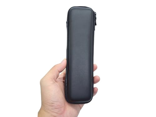 Image of Black Pencil Case EVA Hard Shell Pen Case Holder for Executive Fountain and Stylus Touch Pen pencil USB Cables and Electronic Cigarette