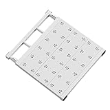 Chaoyilian Verstellbares Kleiderschrankregal,Ausziehbare Kleiderschrankregale,Erweiterbares Einlegeböden Schrankregal,Rostfrei,Platzsparendes,für Küche,Kleiderschrank und Badezimmer