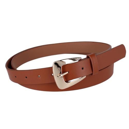 CTM Women's Plus Size Modern Cowboy Buckle Belt (Pack of 2 Colors)3