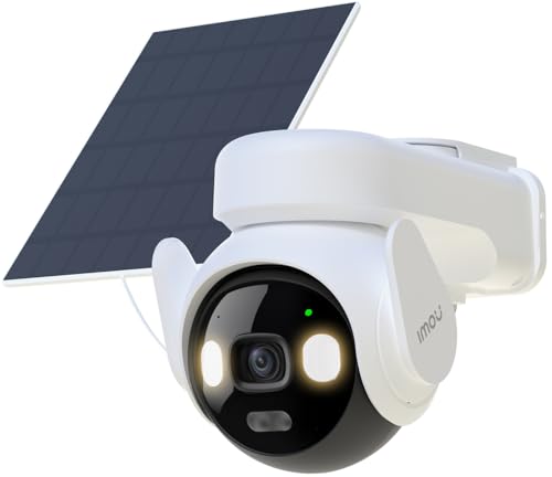 Imou 4G LTE Caméra Surveillance WiFi Exterieure sans Fil, 3K Caméra Solaire 4G avec Carte SIM, AOV...