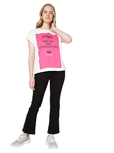 Image of VERO MODA Women's Cotton Regular Fit T-Shirt