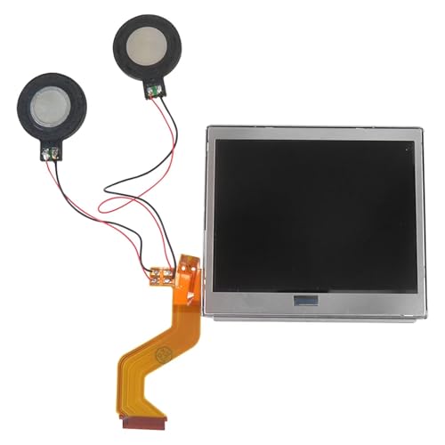 JRSHOME Écran de remplacement supérieur amélioré 2024 pour Nintendo DS Lite avec haut-parleurs soudés