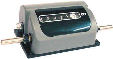 3602-111TC 1:1 Gear Ratio, 3602 99999.11 FT 1:1 TC, FEET and INCHES, Rotary Length Measuring Counter, TOP Coming Count Direction