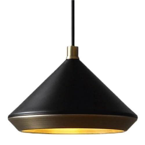 Suspension industrielle vintage en métal noir luminaire de plafond chic