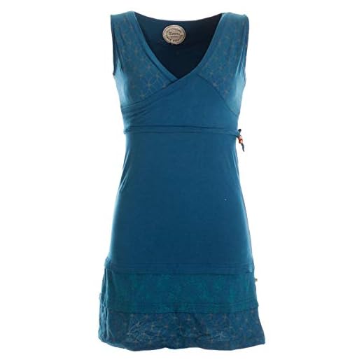 LOPILY Frauen Große Größen Blumenmuster Kleider Boho Stil Übergröße Sommerkleider Blumendruck Knielang Kleid Kurzarm Kleid Tunika Swing Kleid (Grau,48) 4 Vishes - Alternative Bekleidung - Kurzes ärmelloses Mini Sommerkleid Bedruckt - Tunika Türkis 38 (M)