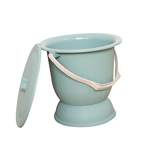 TOVINANNA Urine Bucket Portable Urinal for Boys and Girls Adults High Base Easy to Clean Durable Plastic Random Color