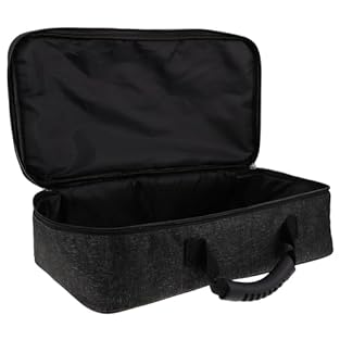 Design: the guitar effects processor case is to accommodate single electric guitar effectors, ensuring a snug fit and keeping your effect pedalboard secure during storage and travel,effect pedalboard carry bag,musical instrument storage Extended usag...
