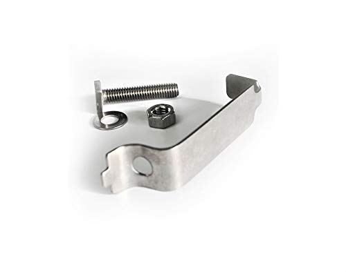 Back to Back Stainless Steel Sign Fixing Clip (76mm) - Pack of 4