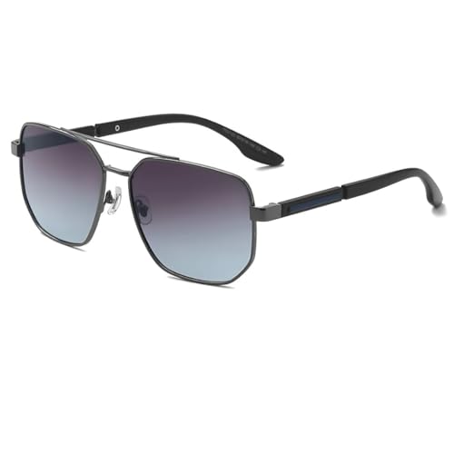 Image of THE MEN THING Men Octogonal 2125 - PRISM NOIR - HD Polarised Sunglasses - UV400 Protection, Stainless Steel Frame