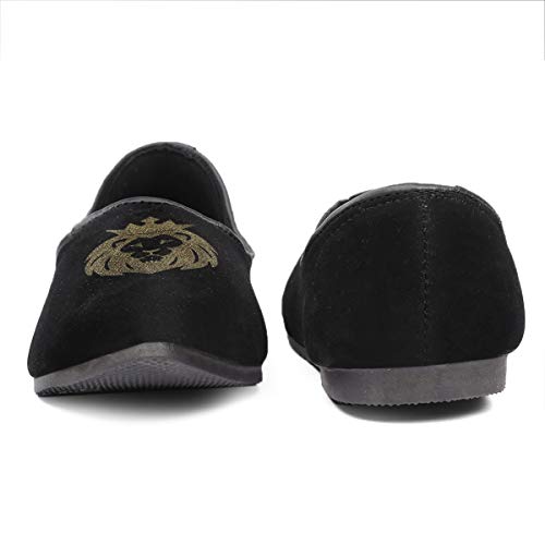 Image of YUVRATO BAXI Men's Suede Material Fashionable Casual Punjabi Jutti, Nagra and Mojari