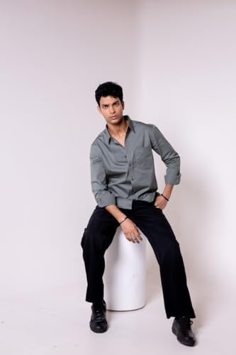 Image of Men's Regular Fit Reversible Checkered Shirt