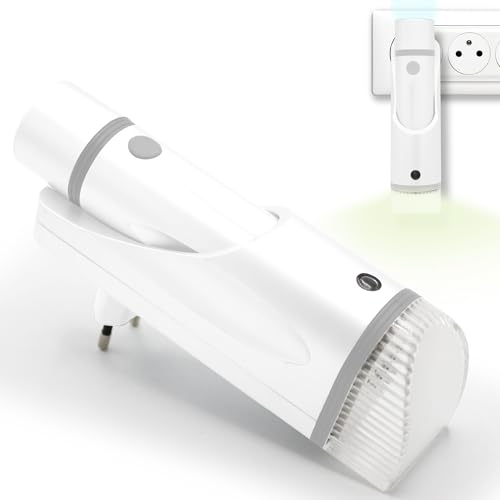 Fishtec Lampe Torche Veilleuse - Détecteur de Mouvements - Rechargeable