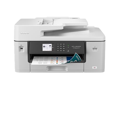 Brother MFC-J6540DWE EcoPro DIN A3 4-in-1 Farbtintenstrahl-Multifunktionsgerät (250 Blatt Papierkassette, Drucker, Scanner, Kopierer, Fax), Mittel