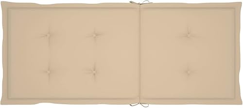 Miniatura 7 de vidaXL Sillas plegables para patio con cojines, 3 piezas, madera de acacia maciza, reclinable, 5 posiciones, beige, asientos plegables para