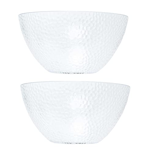 Carousel Home Set of 2 Large Plastic Serving Bowls Salad Bowls | ...