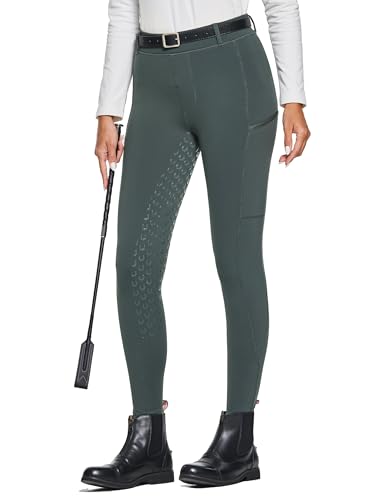 Fitst4 Sports Pantalones De Montar De Invierno Para Mujer Pantalones De Montar De Forro Polar Con Silicona Fitst4 Sports Pantalones De Montar De Invierno Para Mujer Pantalones De Montar De Forro Polar Con Silicona
