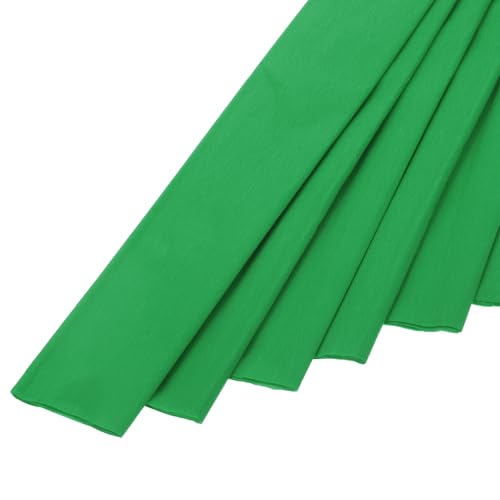 Papier crépon vert gazon 54cm de large pour loisirs créatifs