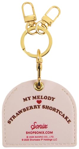 Image of Sonix Keychain Case Compatible with Apple AirTag (My Melody x Strawberry Shortcake)
