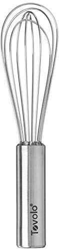 Tovolo 6" Mini Stainless Steel Whisk - Small Kitchen Gadget & Utensil For Baking, Cooking, Whipping, Mixing, Egg Beating, & Essentials / Dishwasher-Safe #TOP2