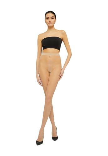 Image of Wolford Nude 8 Denier Sheer Tights for Women Ultra-Thin Comfortable Hosiery Elegant Pantyhose for Everyday Wear