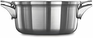 Calphalon Premier Space Saving Stainless Steel 5qt Dutch Oven with Cover